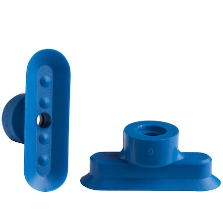 Fipa Oval vacuum cup 30x10 mm, PUR blue 132.30x10.018.5